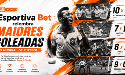 EsportivaBet relembra maiores goleadas do Mundial de futebol
