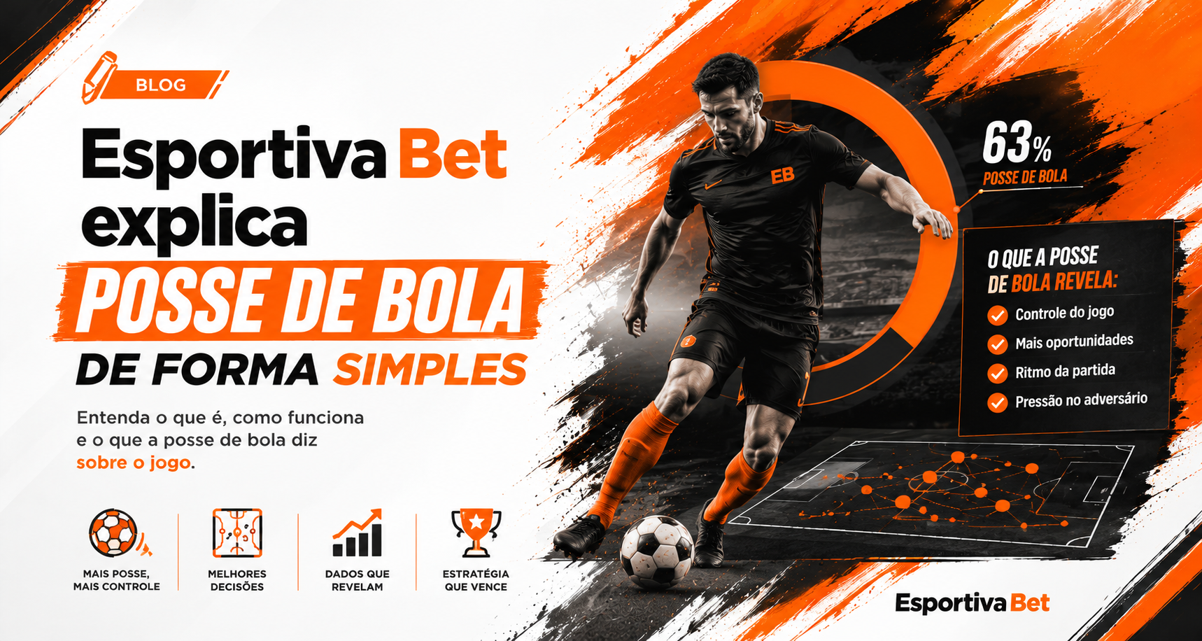 Esportiva Bet explica posse de bola de forma simples